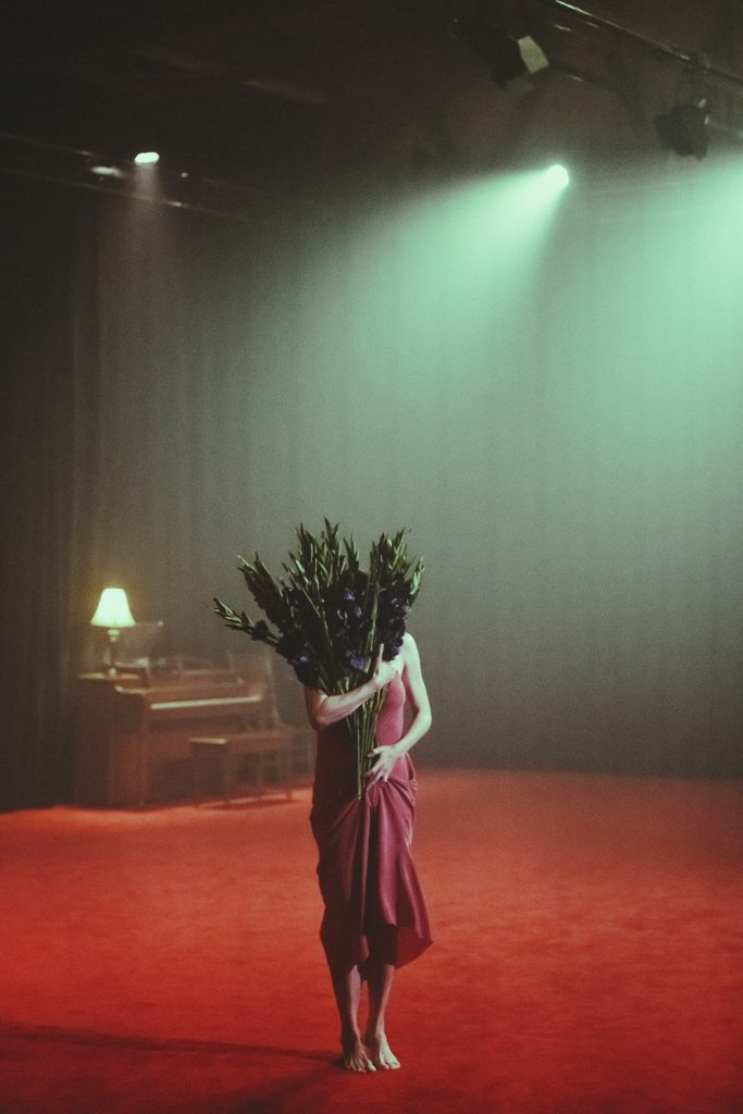 Daphne Fernberger in The Missing Mountain by Bobbi Jene Smith and Or Schraiber - Photo by Josh S. Rose for L.A. Dance Project, 2023