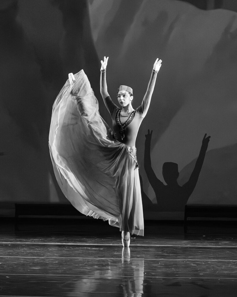 PBDT - Gayane (Lullaby), Choreography by Natasha Middleton - Dancer Nina Elmoyan - photo by Tom Pease