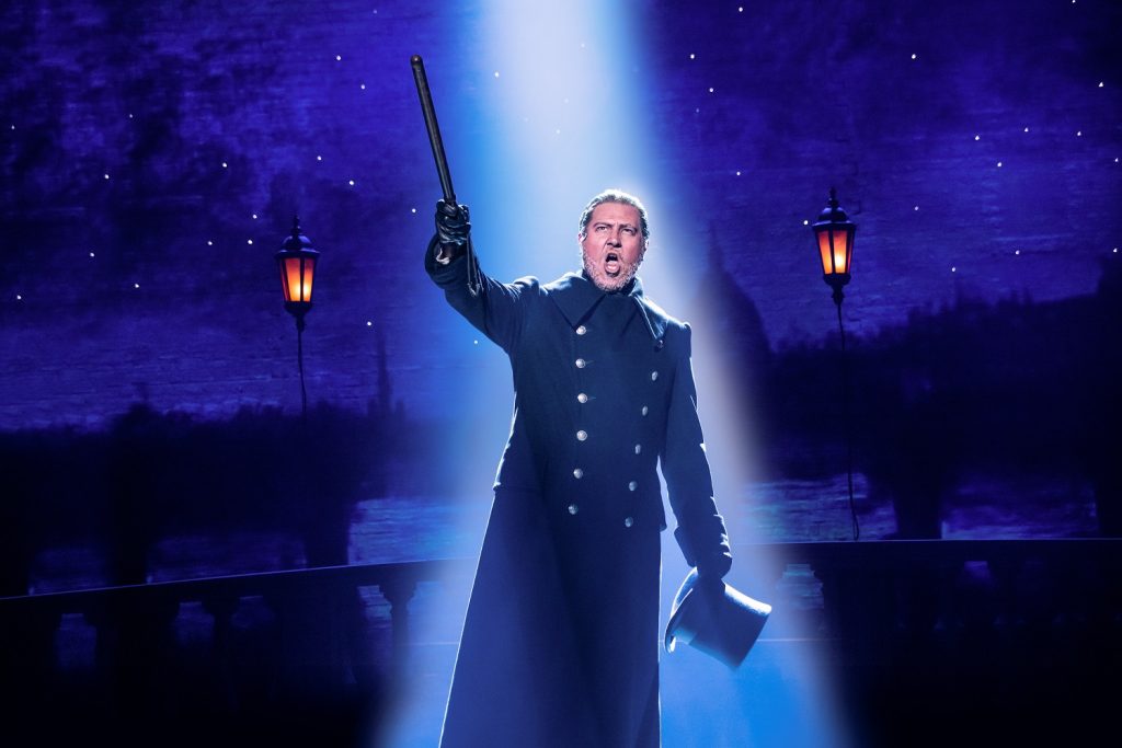 Preston Truman Boyd as Javert in Les Misérables - Photo by Matthew Murphy & Evan Zimmerman for MurphyMade