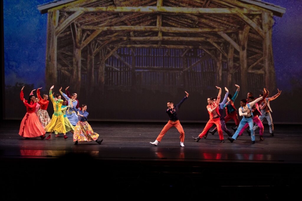 Martha Graham Dance Company in the world premiere of a reorchestrated version of Agnes de Mille's “Rodeo” performed at The Soraya on Sept. 30, 2023.| Photo: Carla Lopez, Luque Photography.