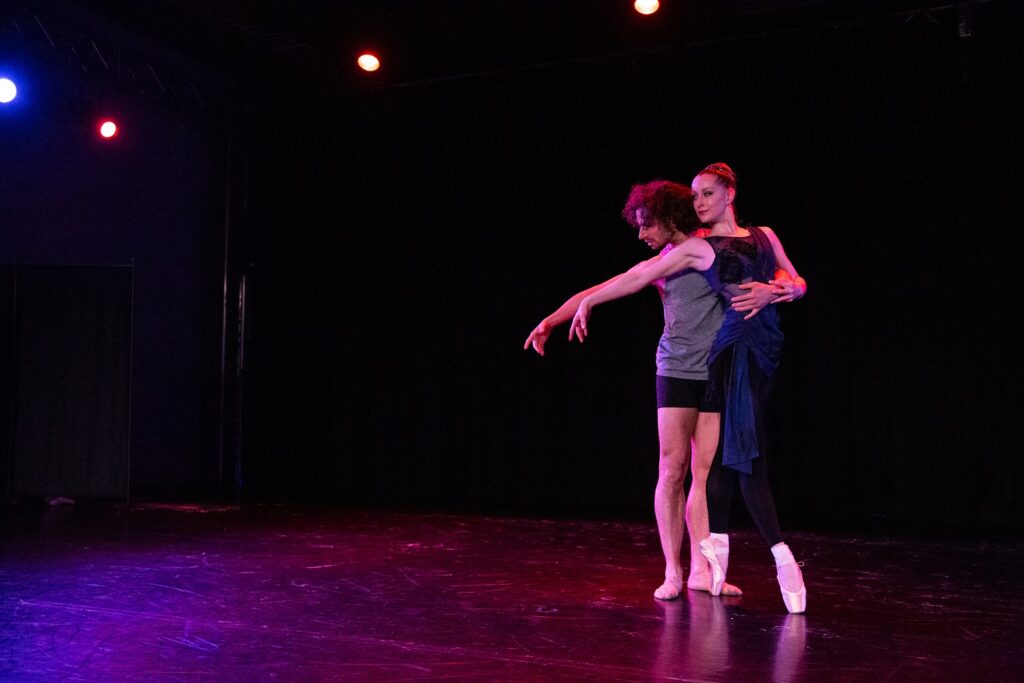 David Protas and Matisse Love perform with The Realm Company - Photo by Chris Motenson 