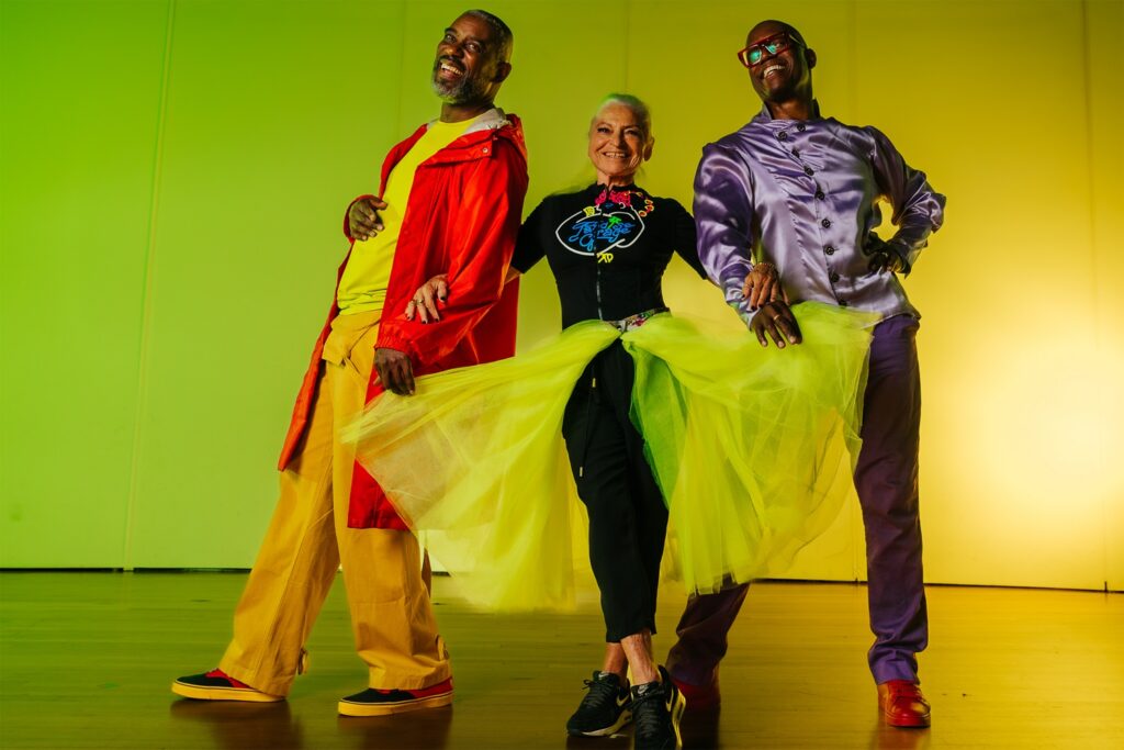 Ephrat Asherie Dance - UNDERSCORED - Guest artists: (L-R) Bravo "Brahms" LaFortune, Michelle Saunders, Archie Burnette - Photo by Lamont Richardson