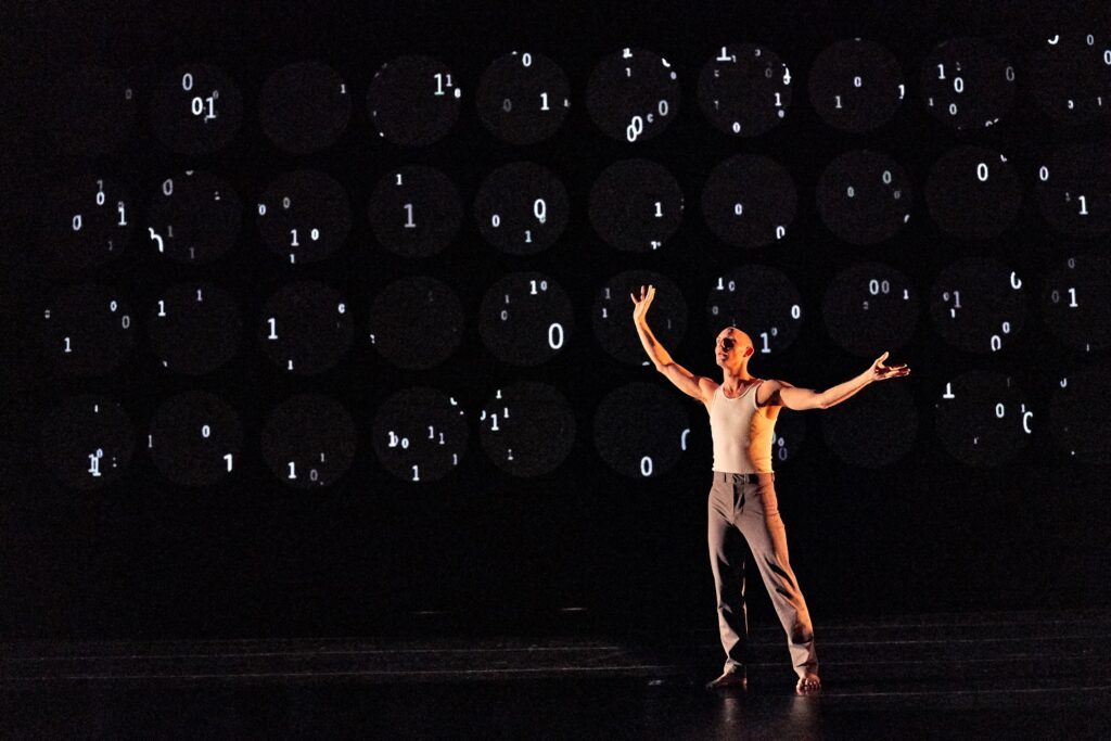 Invertigo Dance Theatre - Cody Brunelle-Potter in Laura Karlin's "Formulae and Fairy Tales" - Photo by George Simian