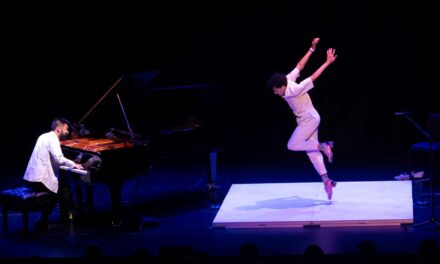 Conrad Tao and Caleb Teicher in ‘Counterpoint’ at the newly opened Nimoy Theater