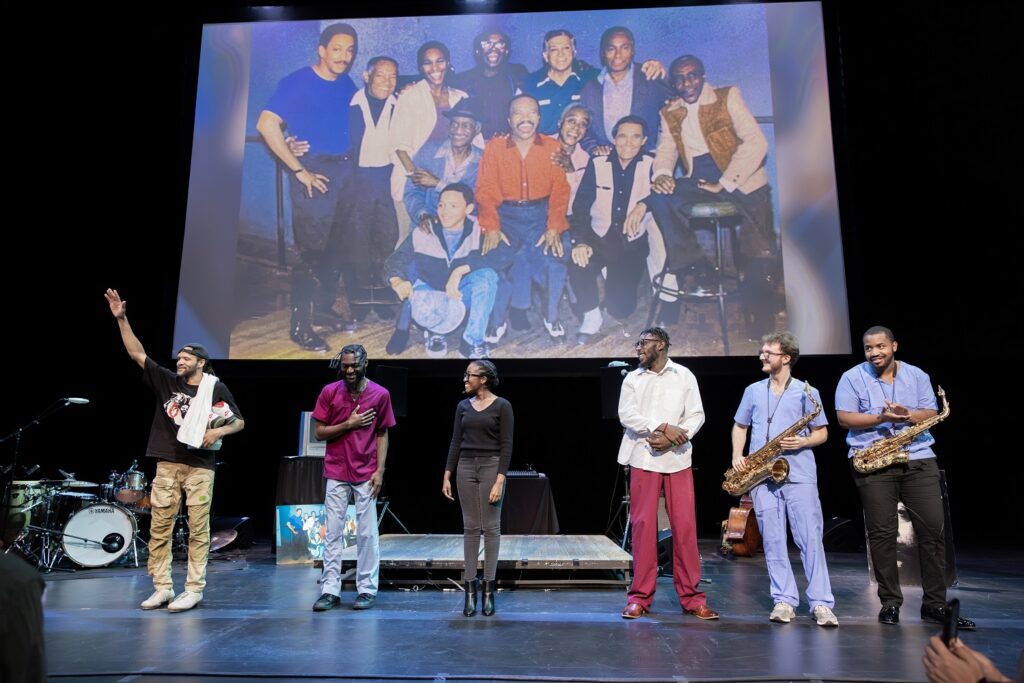 Cast of Savion Glover's “SoUNDz SaCRoSaNcT “ - Photo by Luis Luque, Luque Photography