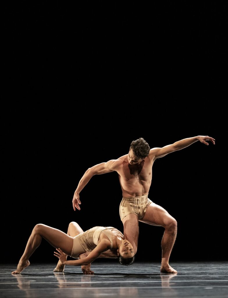 Pacific Northwest Ballet principal dancers Angelica Generosa and Lucien Postlewaite in Jiri Kylian’s "Petite Mort" - Photo © Angela Sterling