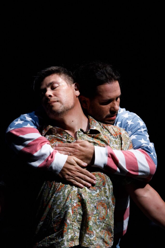 Rogelio Andrew and Andrew Merrell in Drifters - Photo by Colin Harabedian