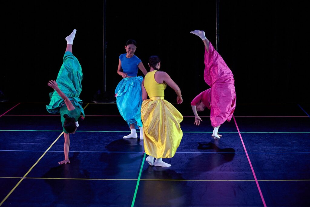 Los Angeles Performance Practice - LAX Festival - (L-R) Arletta Anderson, DaEun Jung, Tulsi Shah, Hyoin Jun in NORRI - Photo by Michael C. Palma.