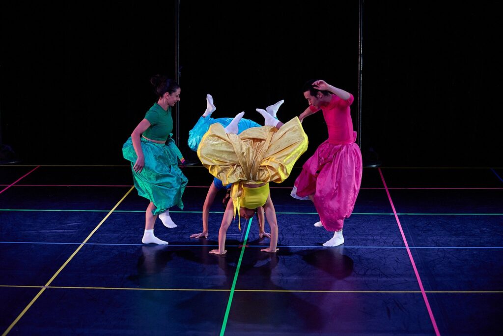 Los Angeles Performance Practice - LAX Festival - Arletta Anderson (left), Tulsi Shah (front), DaEun Jung (back), Hyoin Jun (Right) in NORRI - Photo by Michael C. Palma.