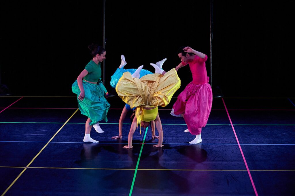 Los Angeles Performance Practice - LAX Festival - Arletta Anderson (left), Tulsi Shah (front), DaEun Jung (back), Hyoin Jun (Right) in NORRI - Photo by Michael C. Palma.