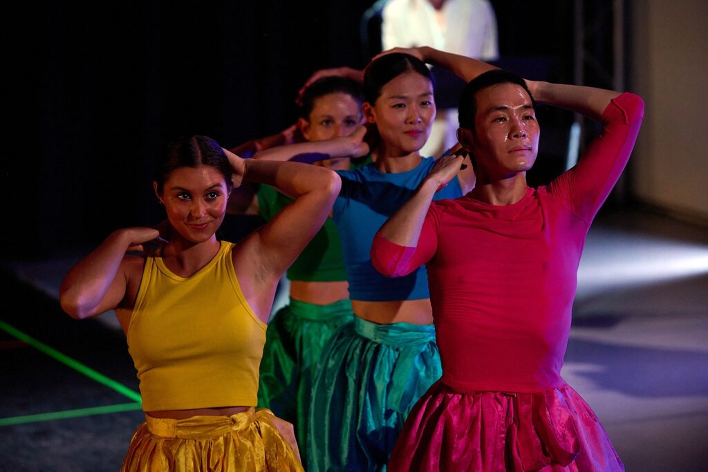 Los Angeles Performance Practice - LAX Festival - (L-R) Tulsi Shah, Arletta Anderson, DaEun Jung, Hyoin Jun i NORRI - Photo by Michael C. Palma.