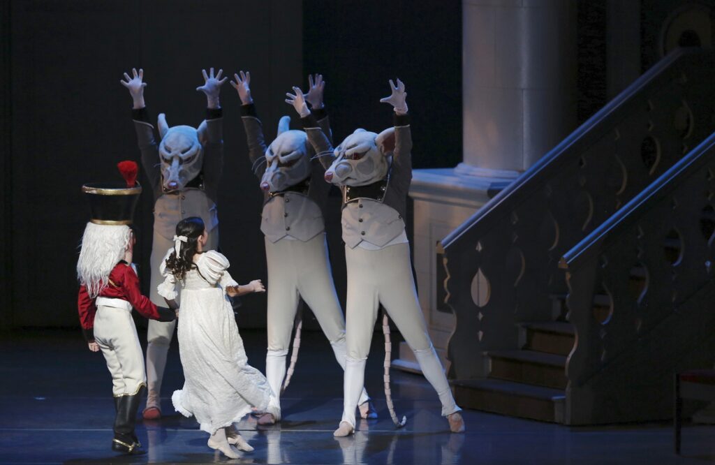 ABT - Katrina Carney (Clara) and Carson Triplett (Nutcracker Boy) in Alexei Ratmansky’s "The Nutcracker" - Photo: Marty Sohl.