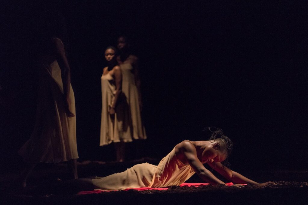 "The Rite of Spring" choreographed by Pina Bausch - Photo by Maarten Vanden Abeele