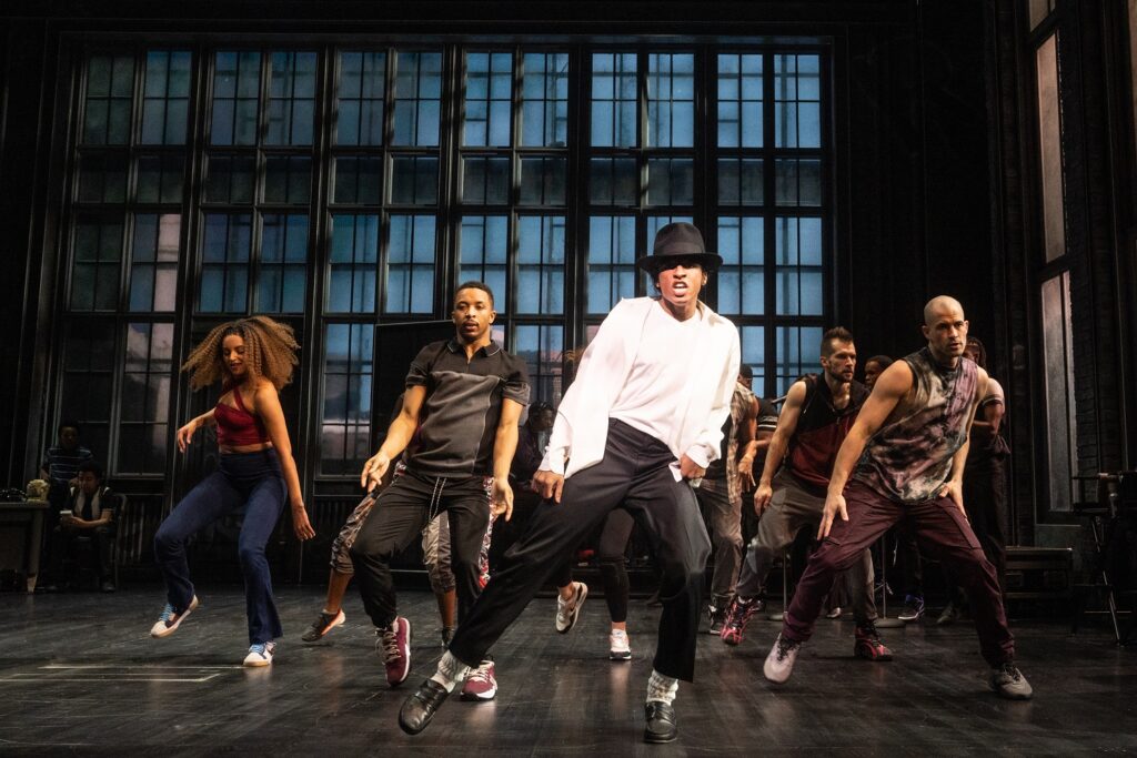 Myles Frost and cast in MJ The Musical - Photo by Matthew Murphy
