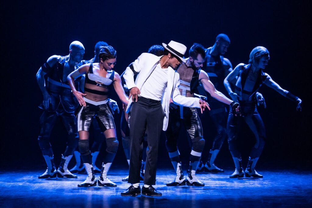 Myles Frost and cast in MJ The Musical - Photo by Matthew Murphy