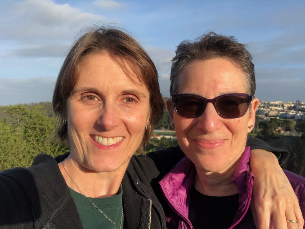 (L-R) Alyson Belcher with Mary Jane Eisenberg - Photo by Alyson Belcher