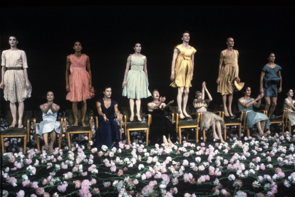 NELKEN (Carnations) by Pina Bausch - Screenshot from Chantal Akerman's film "One Day Pina Asked" - Courtesy of Icarus Films and OVID.
