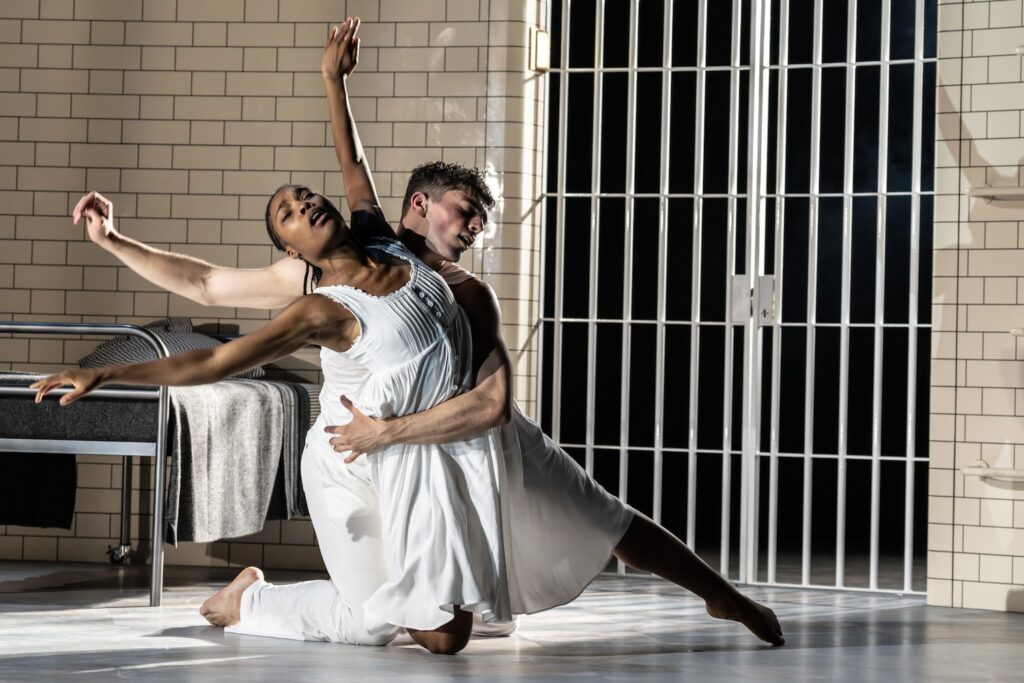 Monique Jonas and Rory MacLeod in Matthew Bourne's Romeo and Juliet - Photos by Johan Persson.