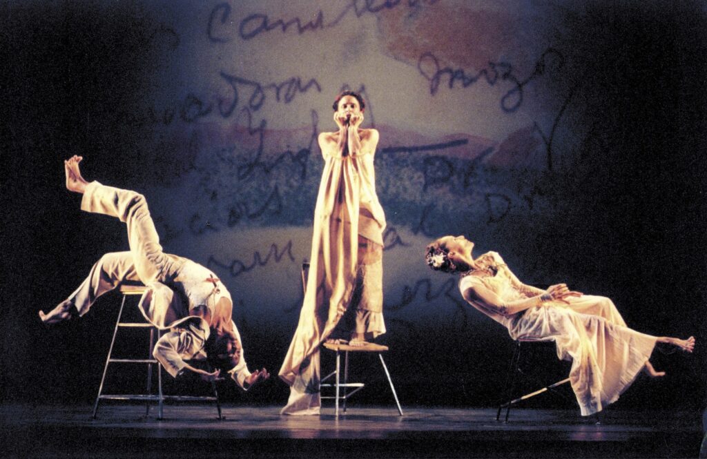 Buglisi Dance Theatre - "Frida" - Dancers (l-r) Fang-Yi Sheu, Terese Capucilli, Christine Dakin - Photo (c) Nan Melville.