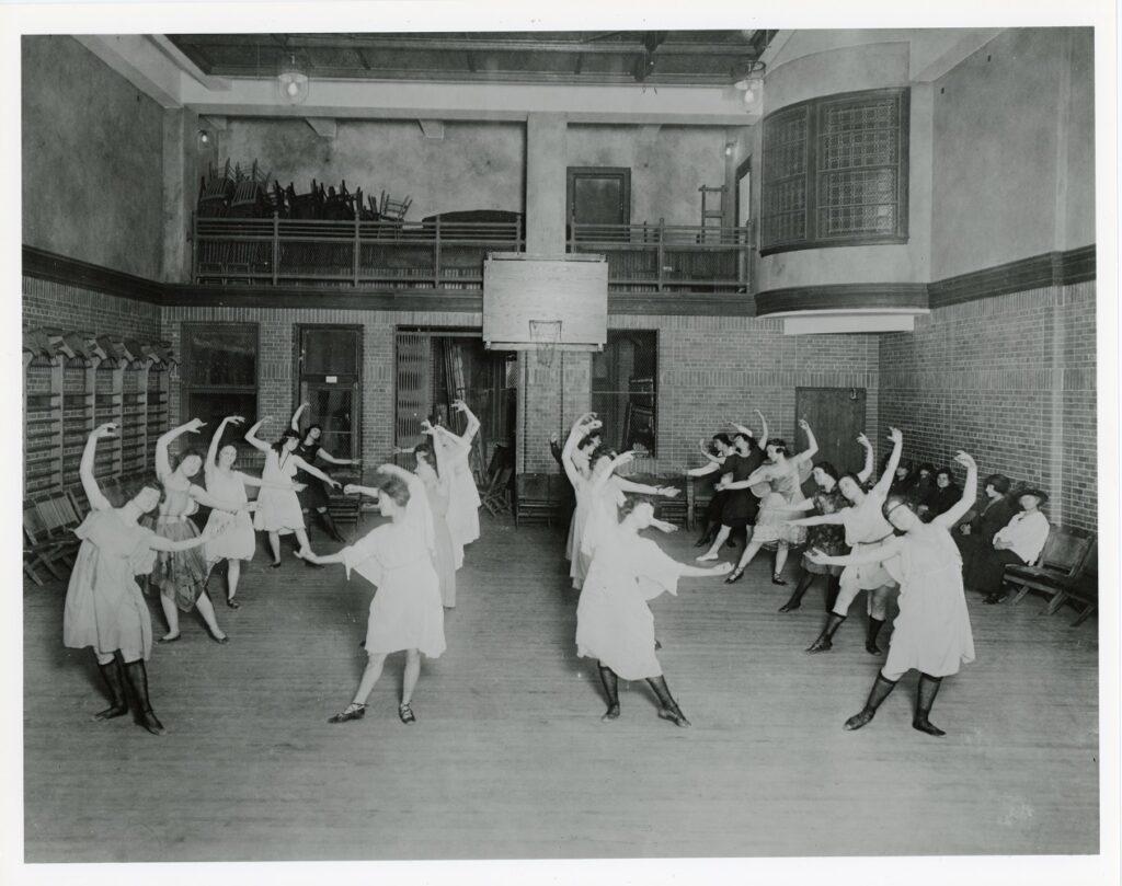 Dance Class c. 1915 - Photographer Unknown - 92NY Archives.