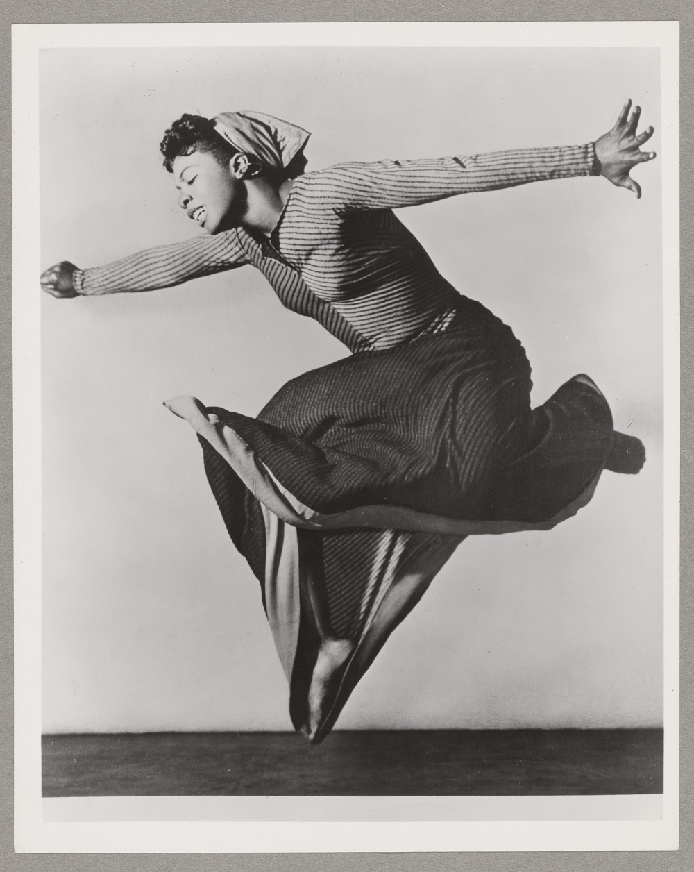 Pearl Primus, September 30, 1955 - The Negro Speaks of Rivers (1944) - Performance at the 92nd Street Y - Photo by Barbara Morgan - NYPL - Jerome Robbins Dance Division