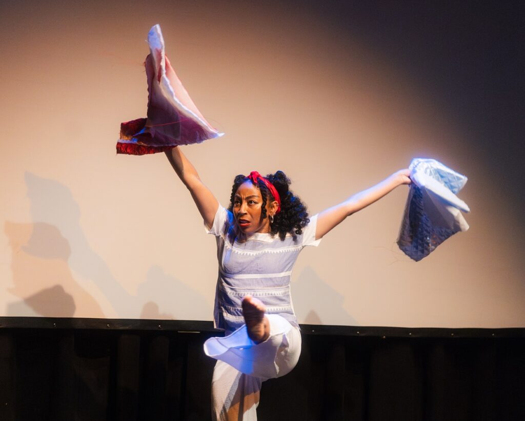 Tashara Gavin-Moorehead in "Fabric of Our Country" - Photo by Joseph Gray.