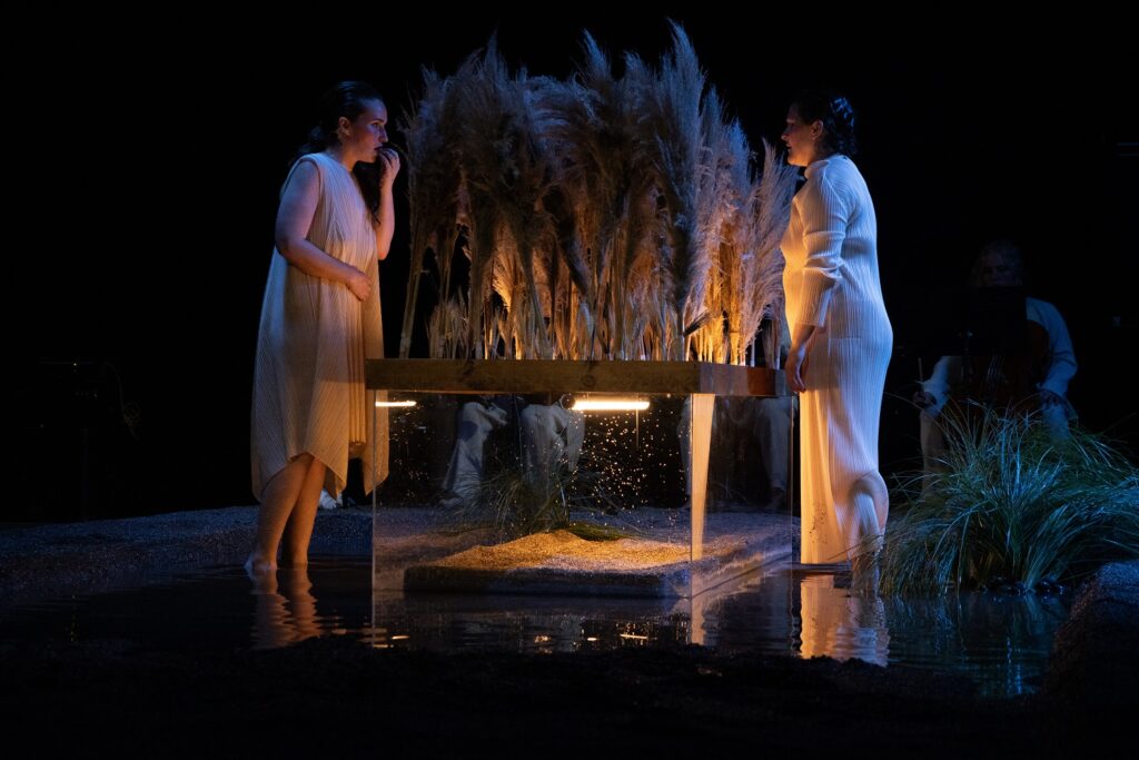 Long Beach Opera - Ariadne Greif and Julie Eichten in "Isola" - Photo by J.J. Geiger.