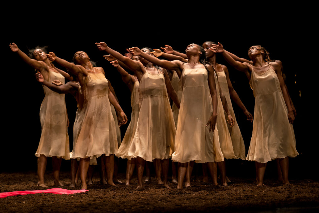 Pina Bausch's "Rite of Spring" - Photo by Maarten Vanden Abeele.