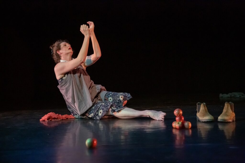 MeCo - Beth Megill in "Apron Dances" - Photo by Lisa Flory.