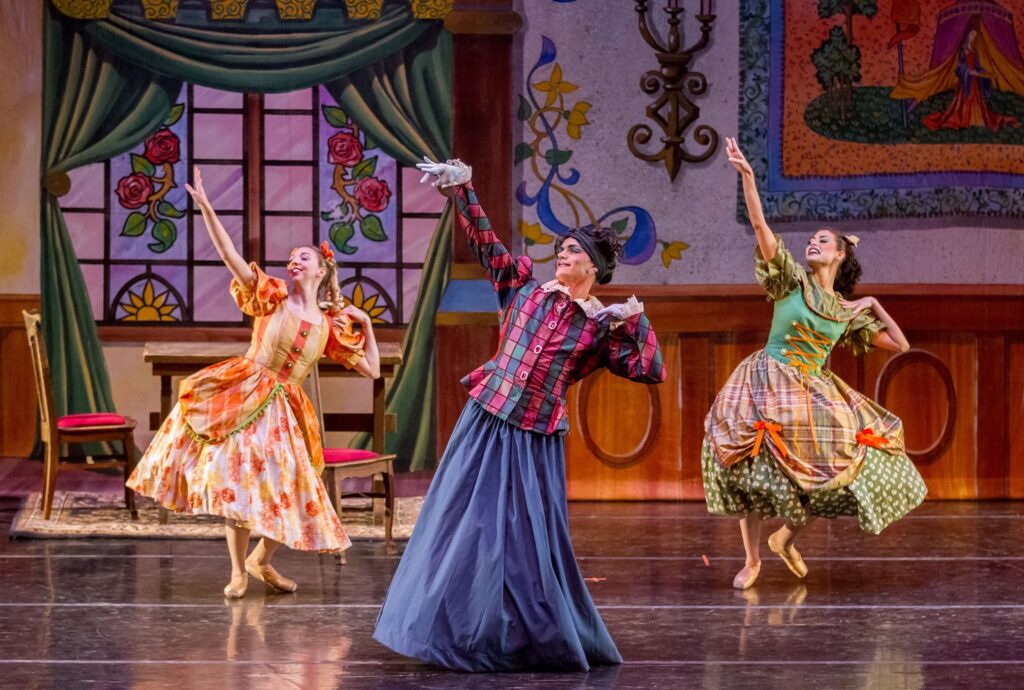 Inland Pacific Ballet - Emma Storey, Jonathan Sharp, Miranda Rose in Cinderella - Photo by E.Y. Yanagi.