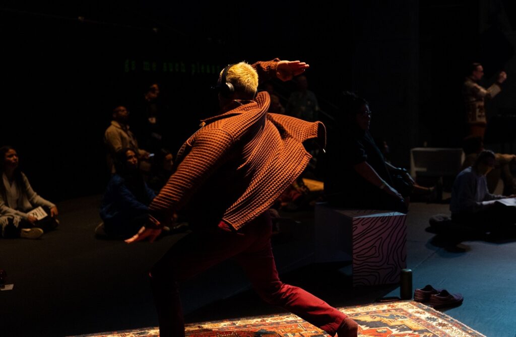 Jay Carlon in Lionel Popkin's Reorient the Orient at REDCAT - Photo by Angel Origgi.