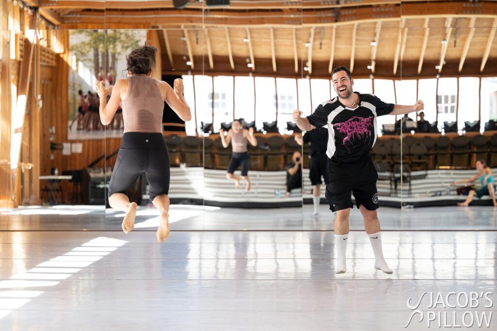 (L-R) Liana Zhen-AI and Brian Golden at Jacob's Pillow - Photo by Christopher Duggan.