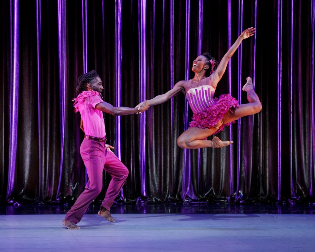 Alvin Ailey American Dance Theater - Chalvar Monteiro and Jacquelin Harris in Amy Hall Garner's Century - Photo by Paul Kolnick.