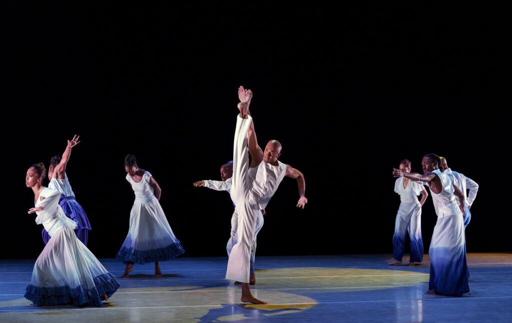Alvin Ailey American Dance Theater in Ronald K. Brown's "Dancing Spirit" - Photo by Paul Kolnick.