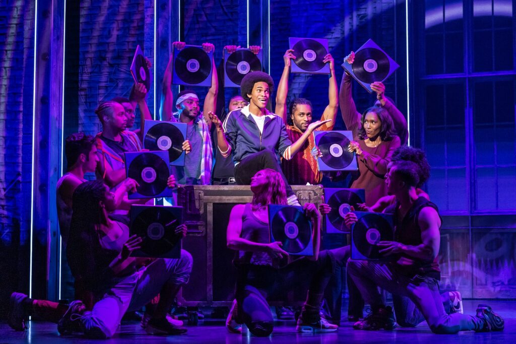 Brandon Lee Harris as 'Michael' and the cast of the MJ First National Tour - Photo by Matthew Murphy, MurphyMade.