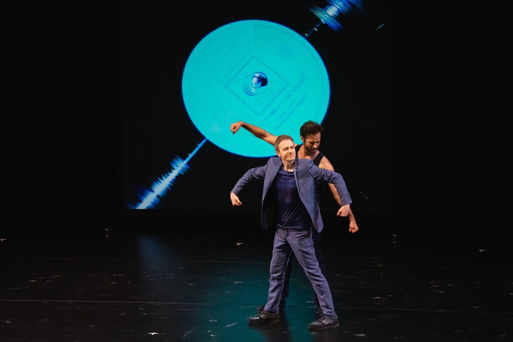 Alexandre Tharaud and Benjamin Millepied in UNSTILL LIFE - Photo by Farah Sosa, for the LA Philharmonic.