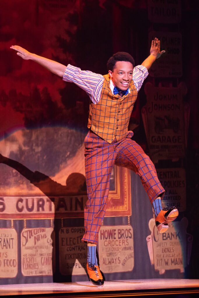 Izaiah Montague Harris as Eddie Ryan in Funny Girl - Photo by Matthew Murphy, courtesy of Center Theatre Group.