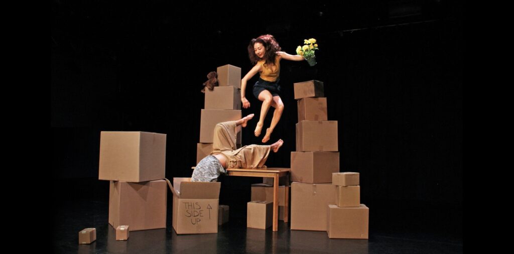 Invertigo Dance Theatre - (L-R) Marco Palomino and Hyosun Choi in "Interior Design" - Photo by Luke Dakota Zender.