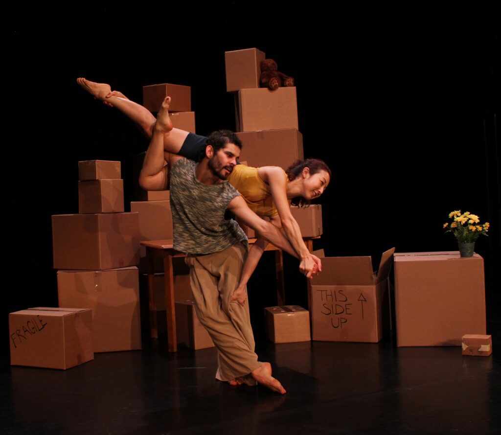 Invertigo Dance Theatre - Marco Palomino and Hyosun Choi in "Interior Design" - Photo by Luke Dakota Zender.