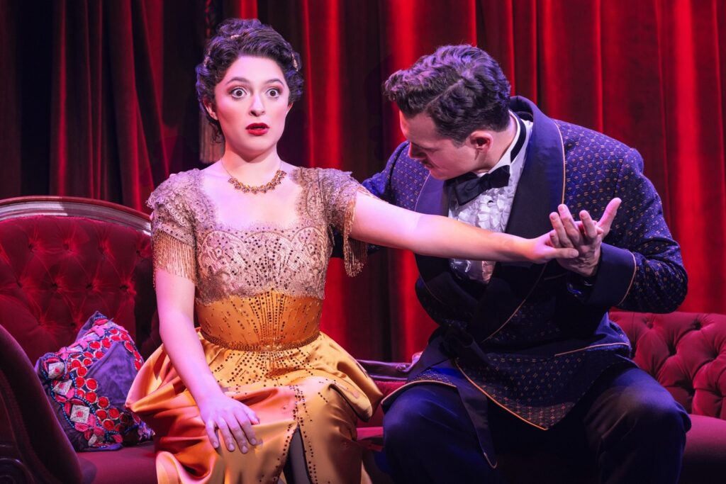 Katerina McCrimmon and Stephen Mark Lukas in the National Tour of Funny Girl. Photo by Matthew Murphy for MurphyMade.