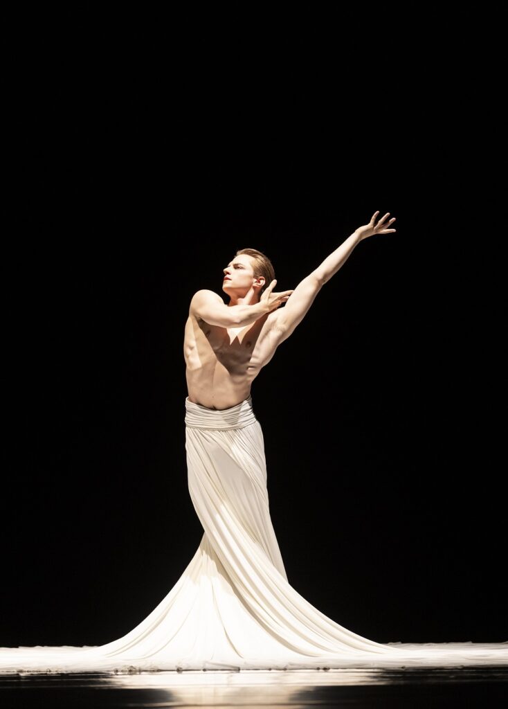 Pacific Northwest Ballet principal dancer Dylan Wald in Jessica Lang’s "The Calling" - Photo © Angela Sterling.