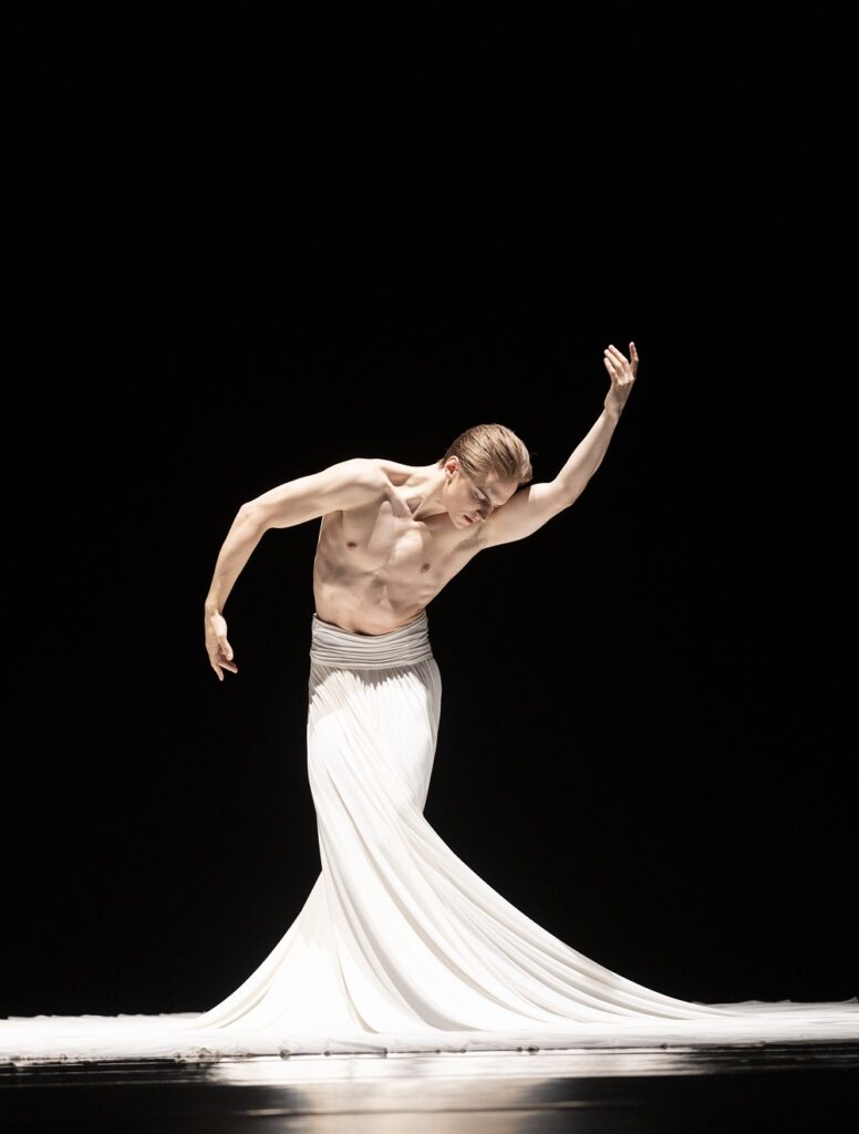 Pacific Northwest Ballet principal dancer Dylan Wald in Jessica Lang’s "The Calling" - Photo © Angela Sterling.