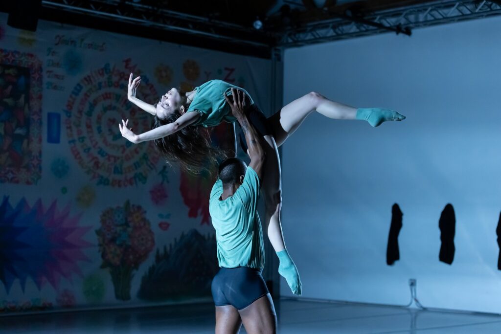 LADP - Daphne Fernberger and Jeremy Coachman in Janie Taylor's "Sleepwalker's Encyclopedia" - Photo by Brian Hashimoto.