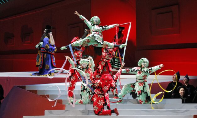 Navigating David Hockney’s Zig Zag Stairs – Kitty McNamee Talks about LA Opera’s Turandot