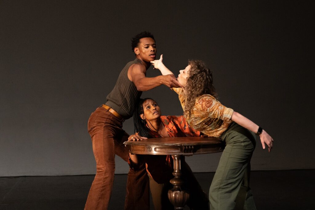 LADF International 2024 - (L-R) Kaitwan Jackson, Himerria Wortham, Andrea Burr in "Table Talks" - Photo by Denise Leitner.