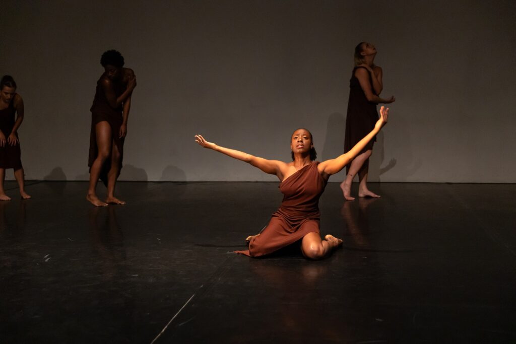 LADF International 2024 - (L-R) Rebecca Lee, Jolyn Lambey, Raven Smith, Mara Hancock in "Famine" choreography by Deborah Brockus - Photo by Denise Leitner.