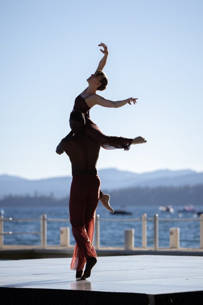 Amber Neff (New Chamber Ballet & Dwayne Brown (Metropolitan Opera Ballet) at 2023 Lake Tahoe Dance Festival - Photo by Scott Rokis.