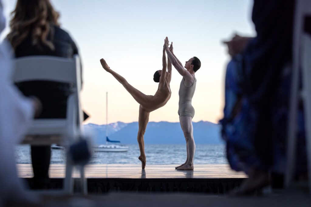 Lia Cirio and Paul Craig of Boston Ballet at the 2023 Lake Tahoe Dance Festival - Photo by Scott Rokis.
