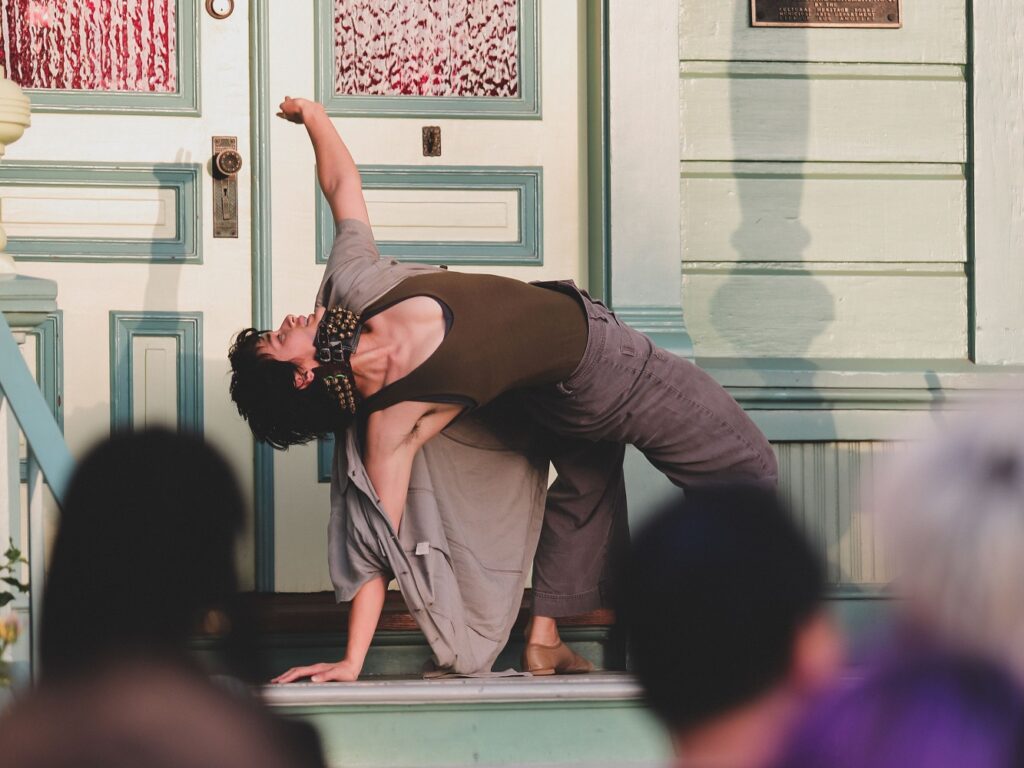 Blue13 Dance Company at Heritage Square Museum - "Soliloquy" - Photo by KT Madden.