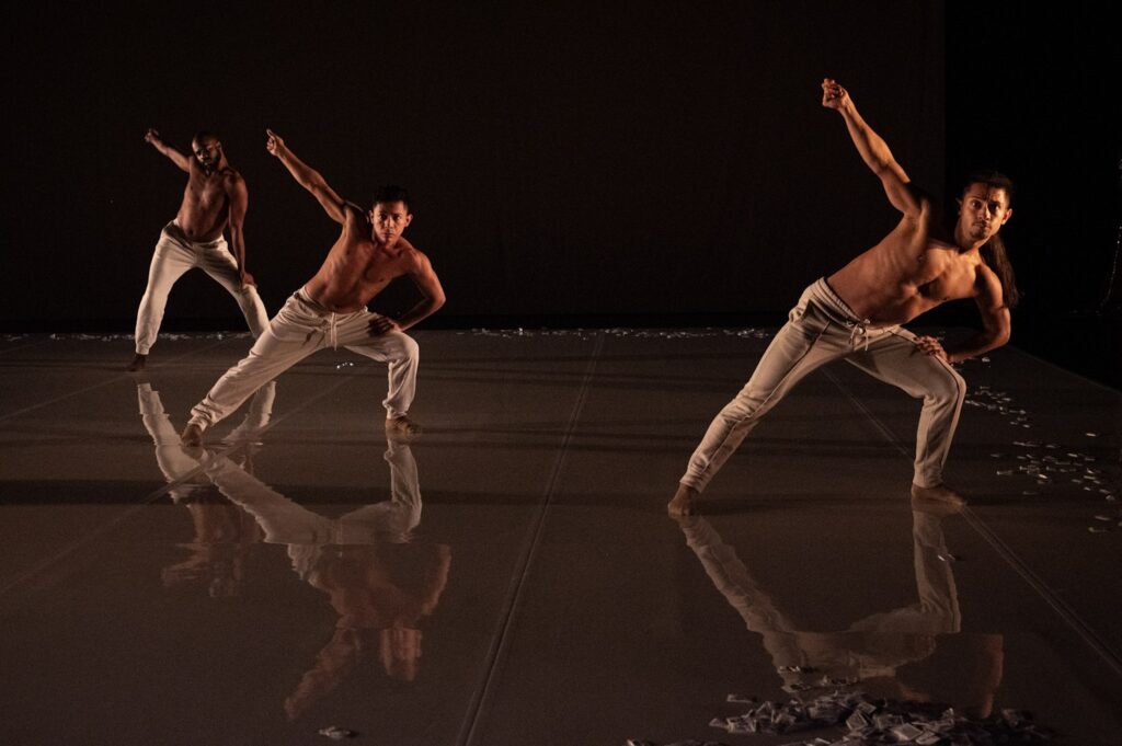 Dance at the Odyssey - (L-R) Malachi Middleton, Maxima Lyght, Edgar Aquirre - Photo by Bruce Thom.